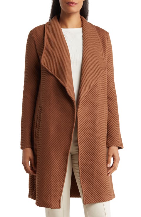 Ottoman Waterfall Knit Topper