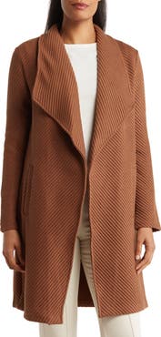 T Tahari Ottoman Waterfall Knit Topper