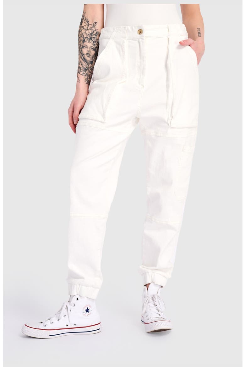 Cargo Jogger Pants, Main, color, White