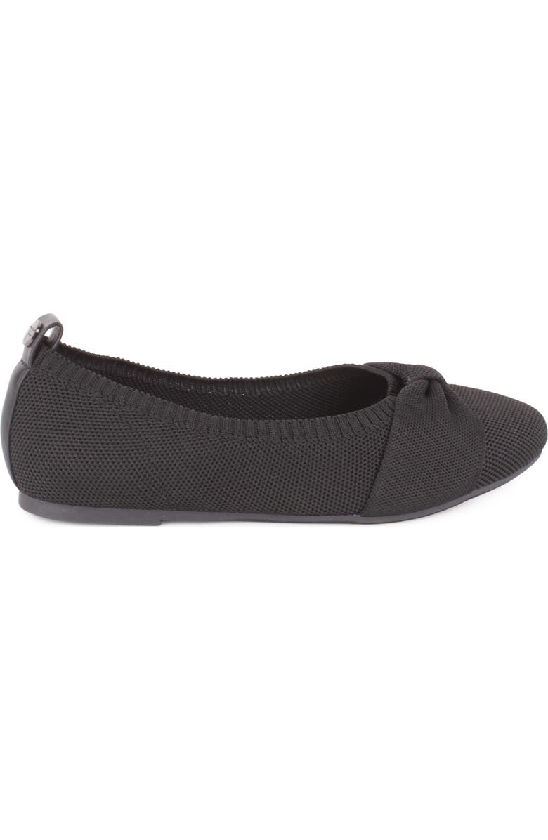 Tahari Manchester Ballet Flat, Alternate, color, Black