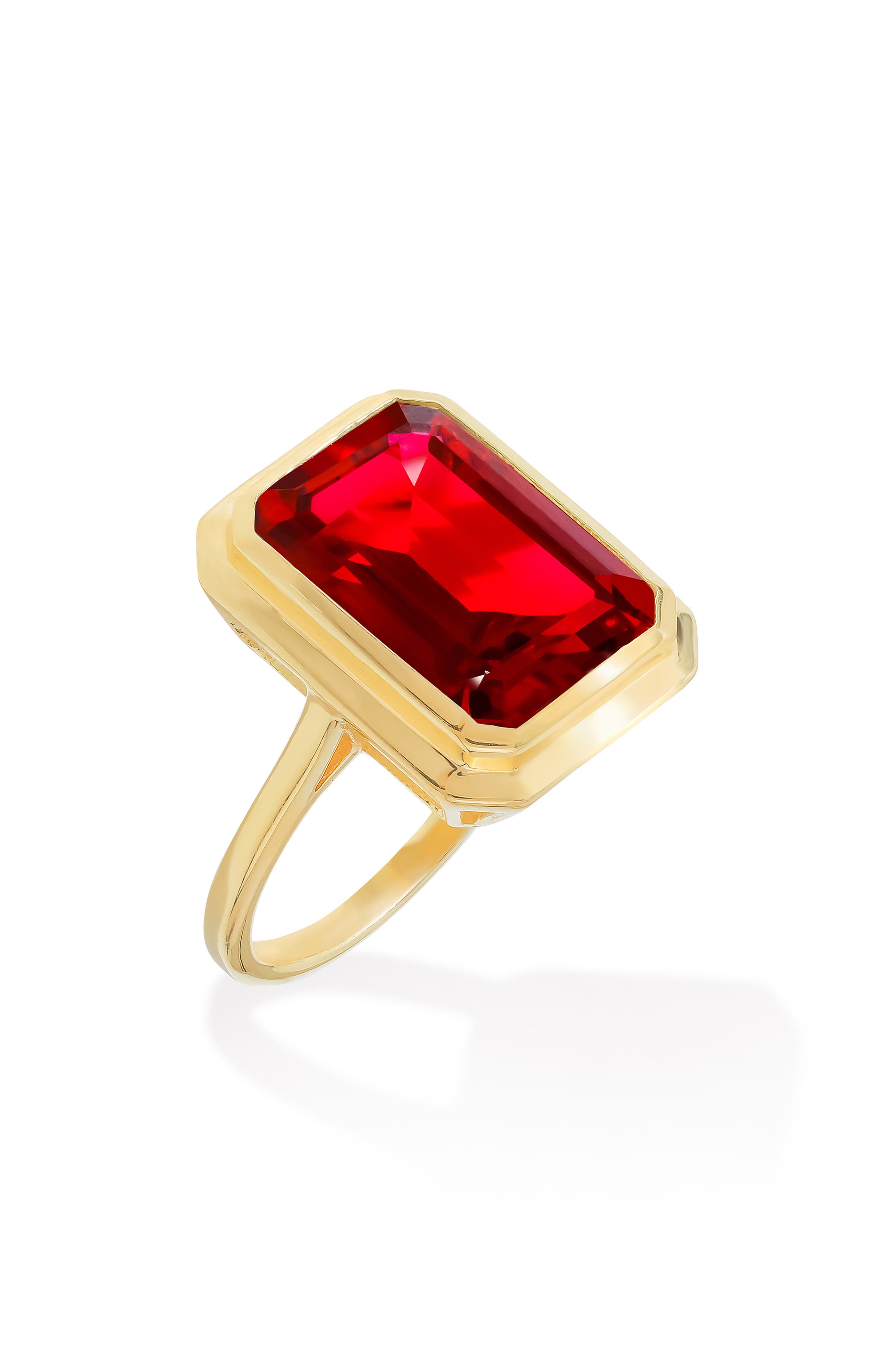 YS GEMS Lab Created Ruby Ring