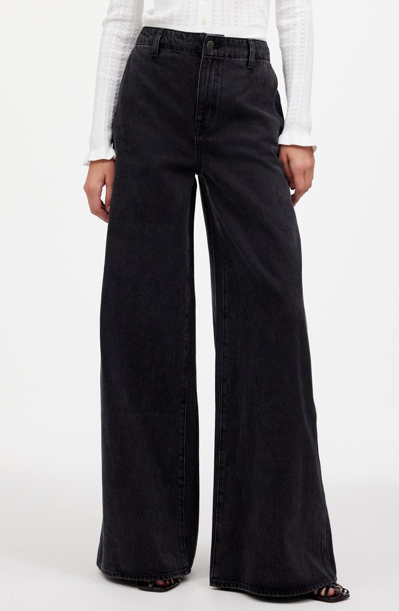 Madewell Wide Sweep Denim Jeans, Main, color, Bartholomew Wash