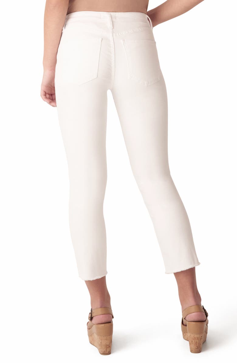 Silver Jeans Co. Most Wanted Frayed Crop Straight Leg Jeans, Alternate, color, 