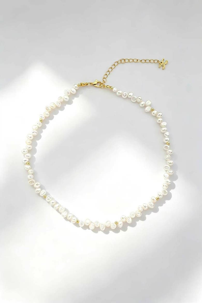 Mia Freshwater Pearl Necklace Duo Set, Alternate, color, Gold