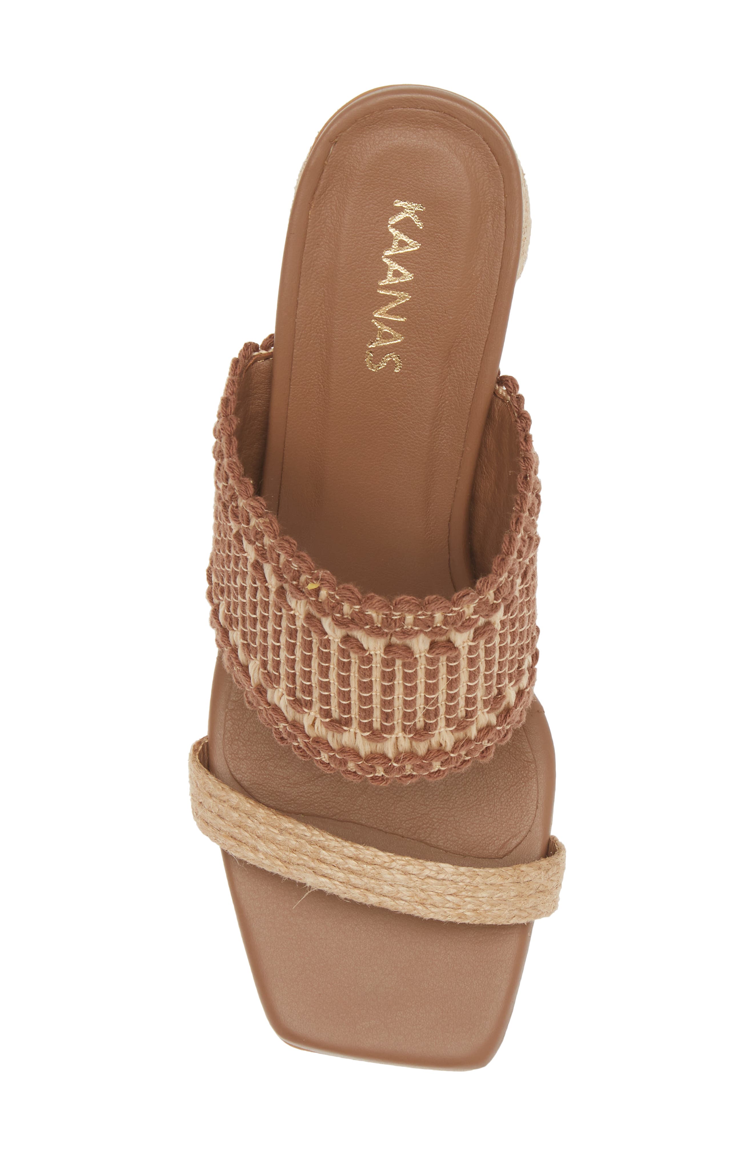 Kaanas Ramie Slide Sandal, Alternate, color, 