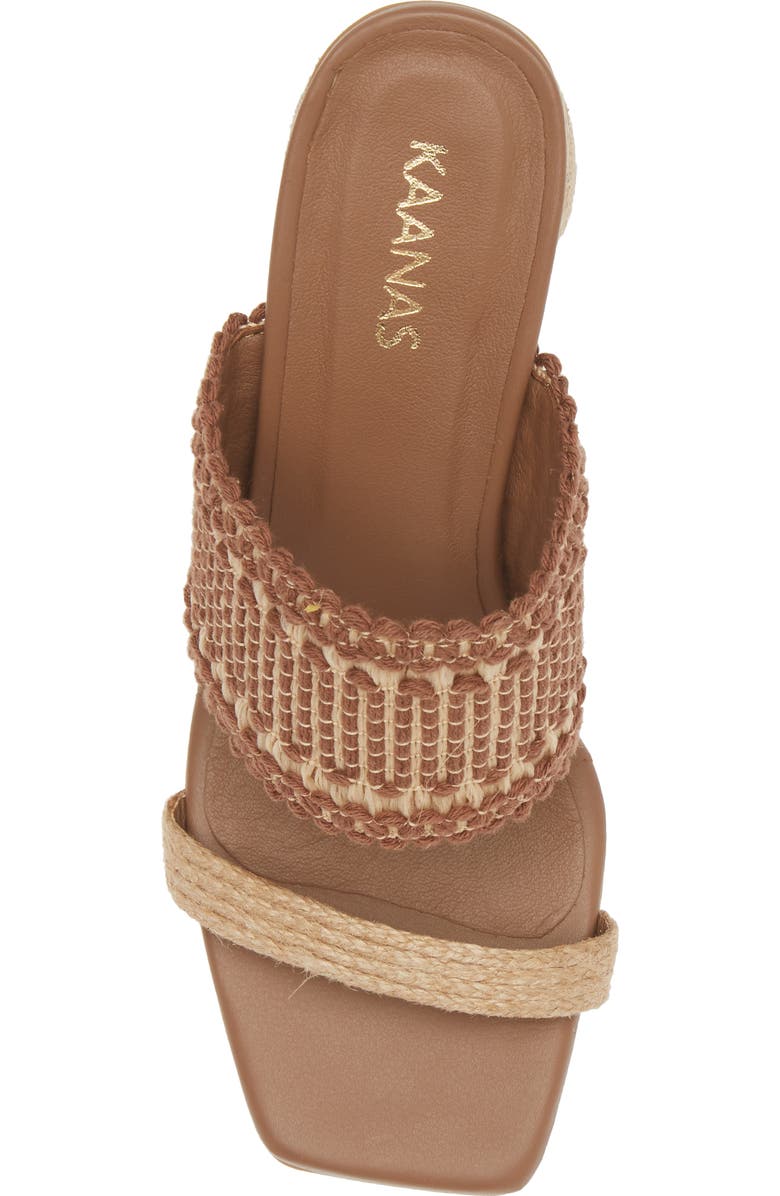 Kaanas Ramie Slide Sandal, Alternate, color,