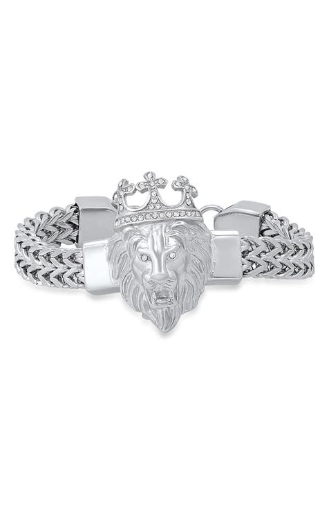 Crystal Lion Bracelet