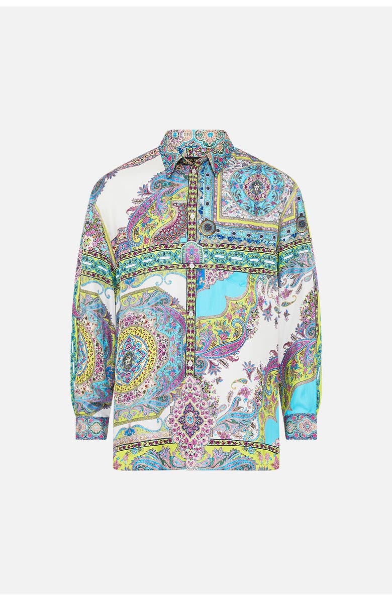 Camilla Long Sleeve Oversized Shirt Magic Carpet Ride, Main, color, Magic Carpet Ride