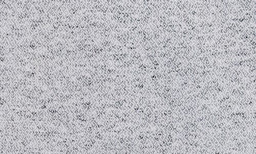 Pino By Pinoporte Men's Mockneck Zip Up Pullover In White Marled