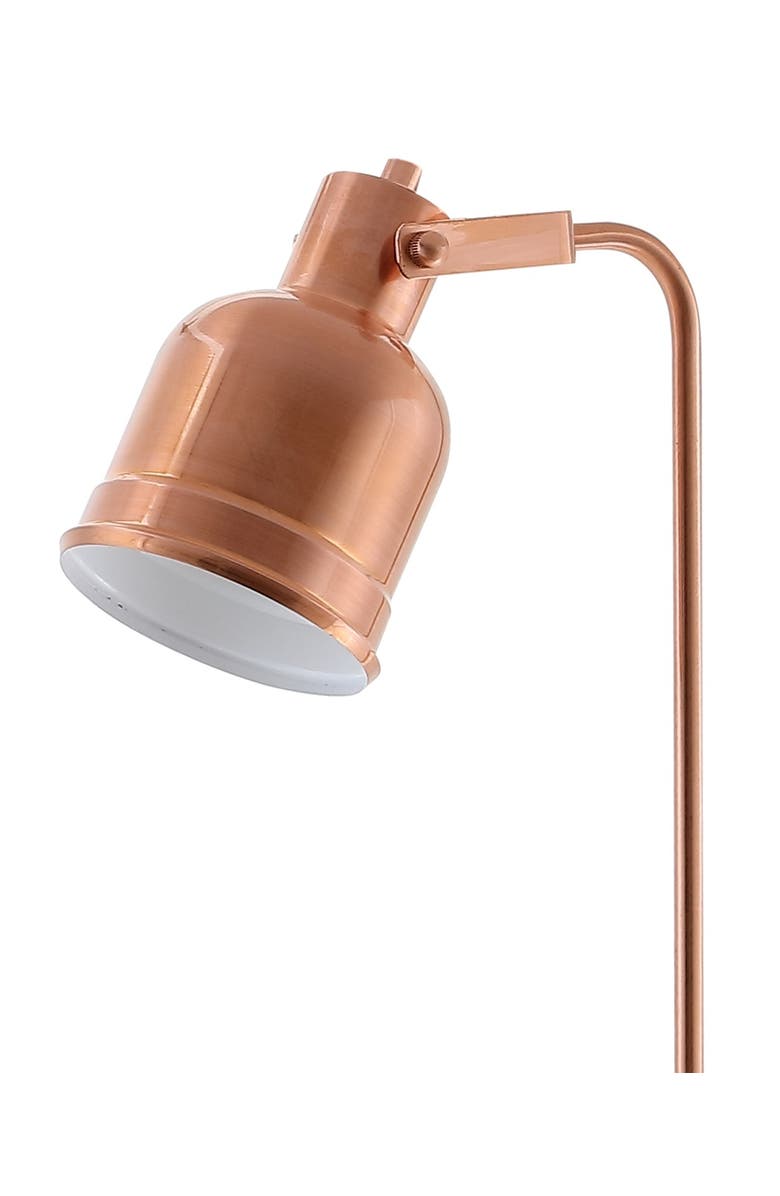 JONATHAN Y Brandon 57" Metal Task LED Floor Lamp, Copper, Alternate, color, Copper