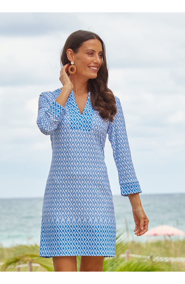 Cabana Life Tunic Dress, Alternate, color, Seaside