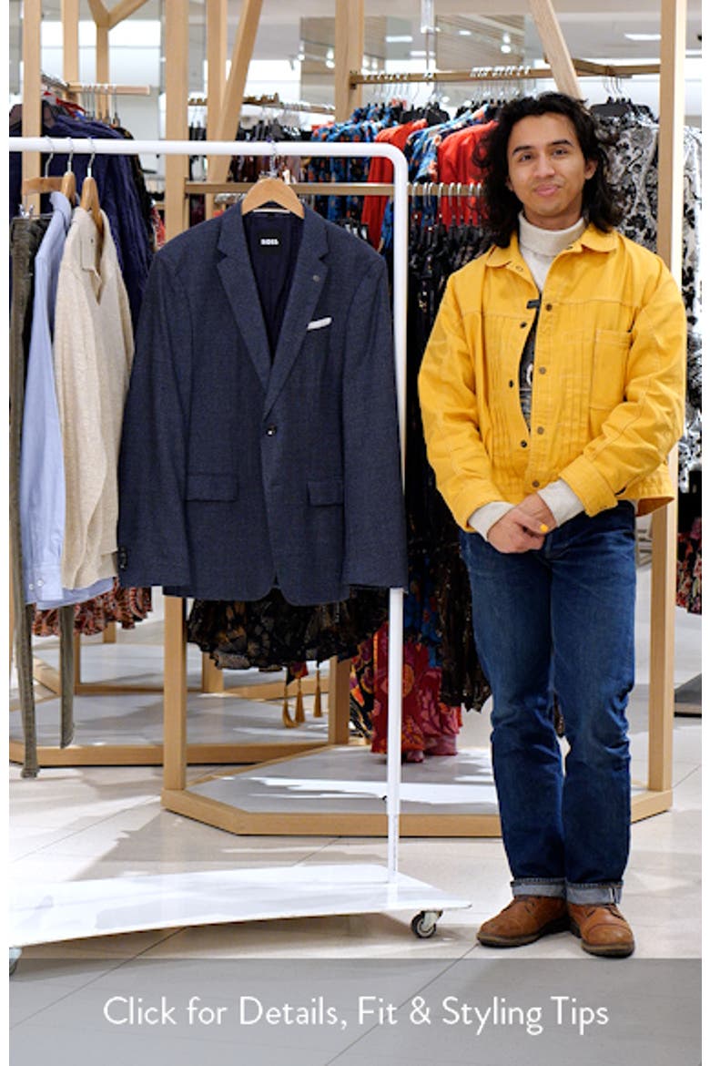 Hutson Microcheck Stretch Wool Sport Coat video