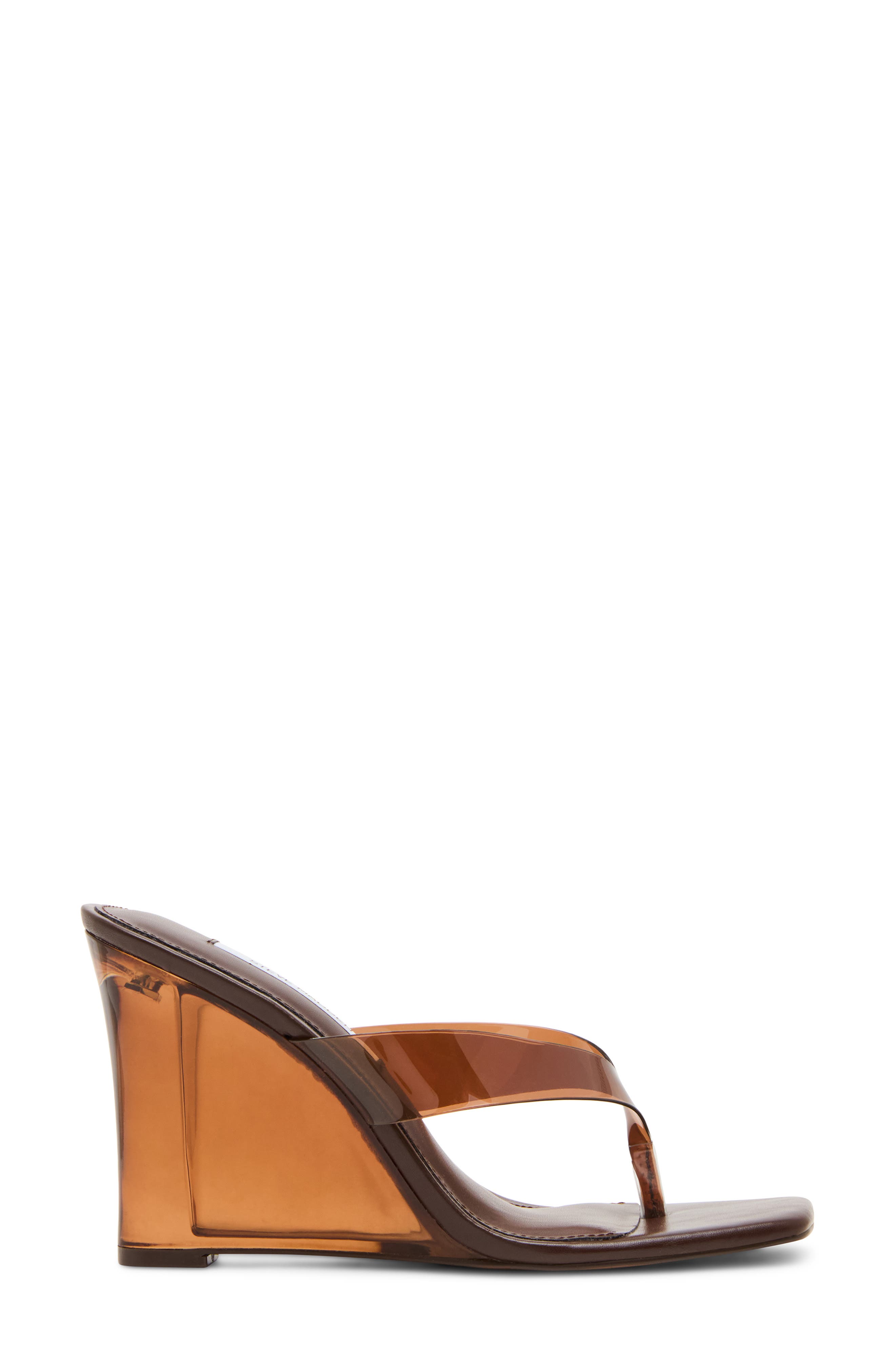 Katrine Wedge Flip Flop, Alternate, color, BROWN