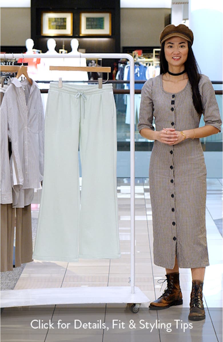 Baggy Flare Leg Sweatpants, sales video thumbnail