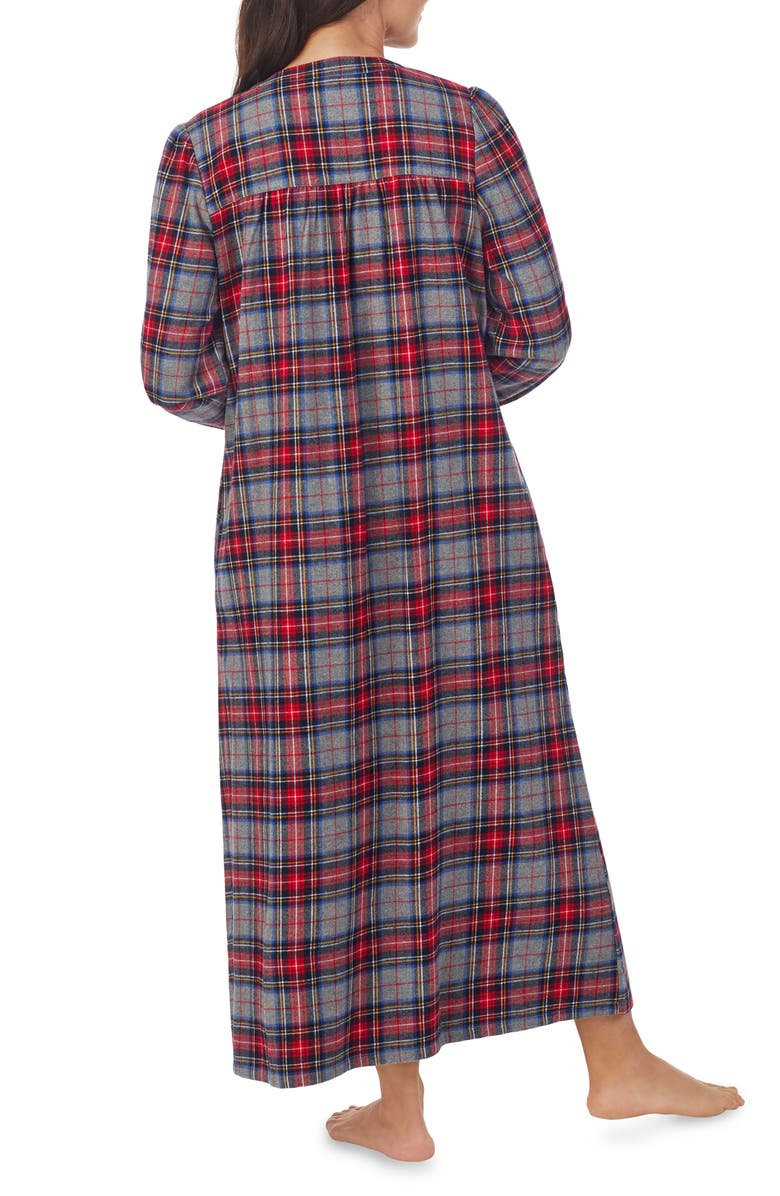 Lanz of Salzburg Ballet Long Sleeve Flannel Nightgown, Alternate, color,