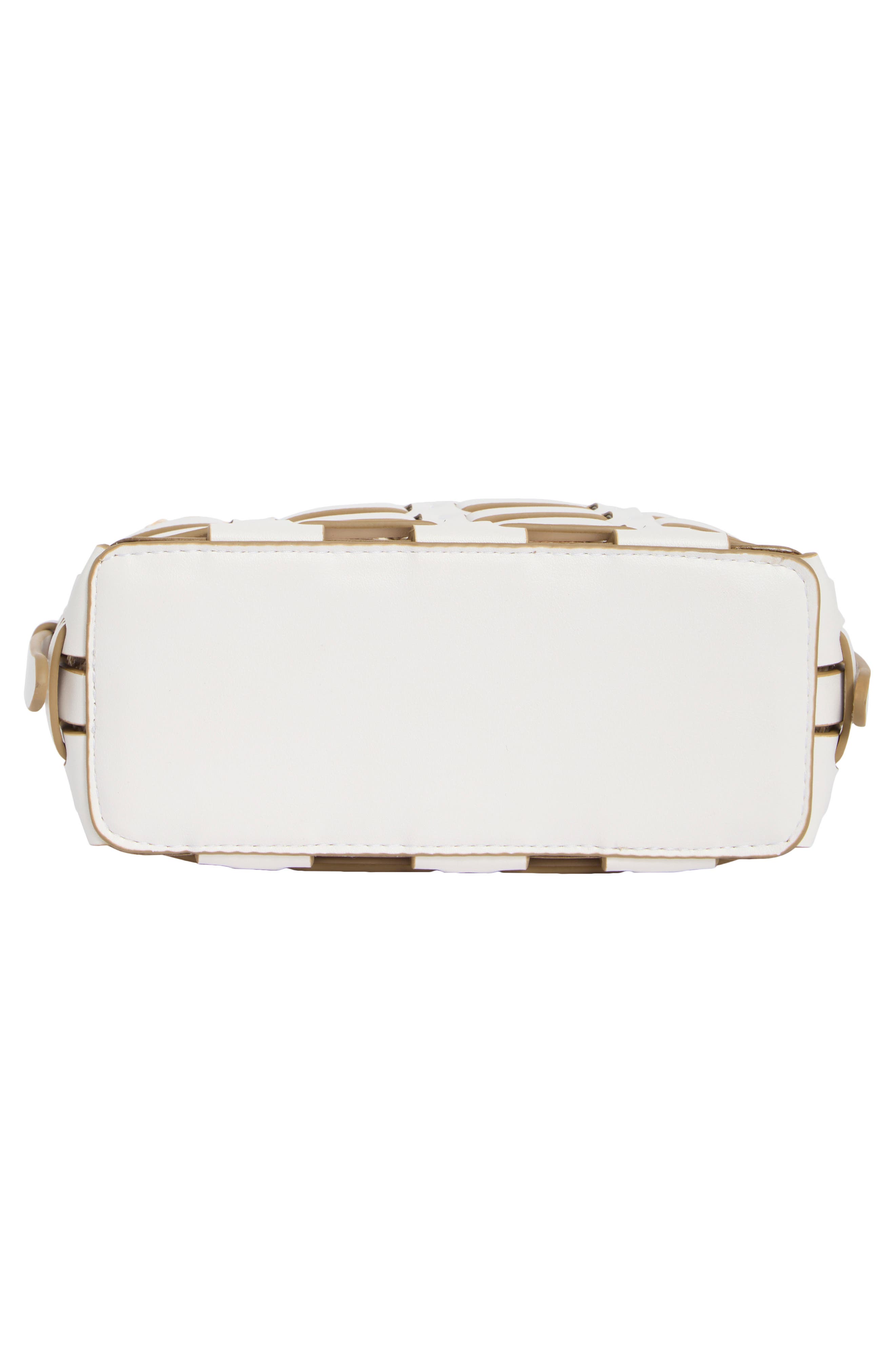 Dolce Vita Cassis Faux Leather Crossbody Bag, Alternate, color, White