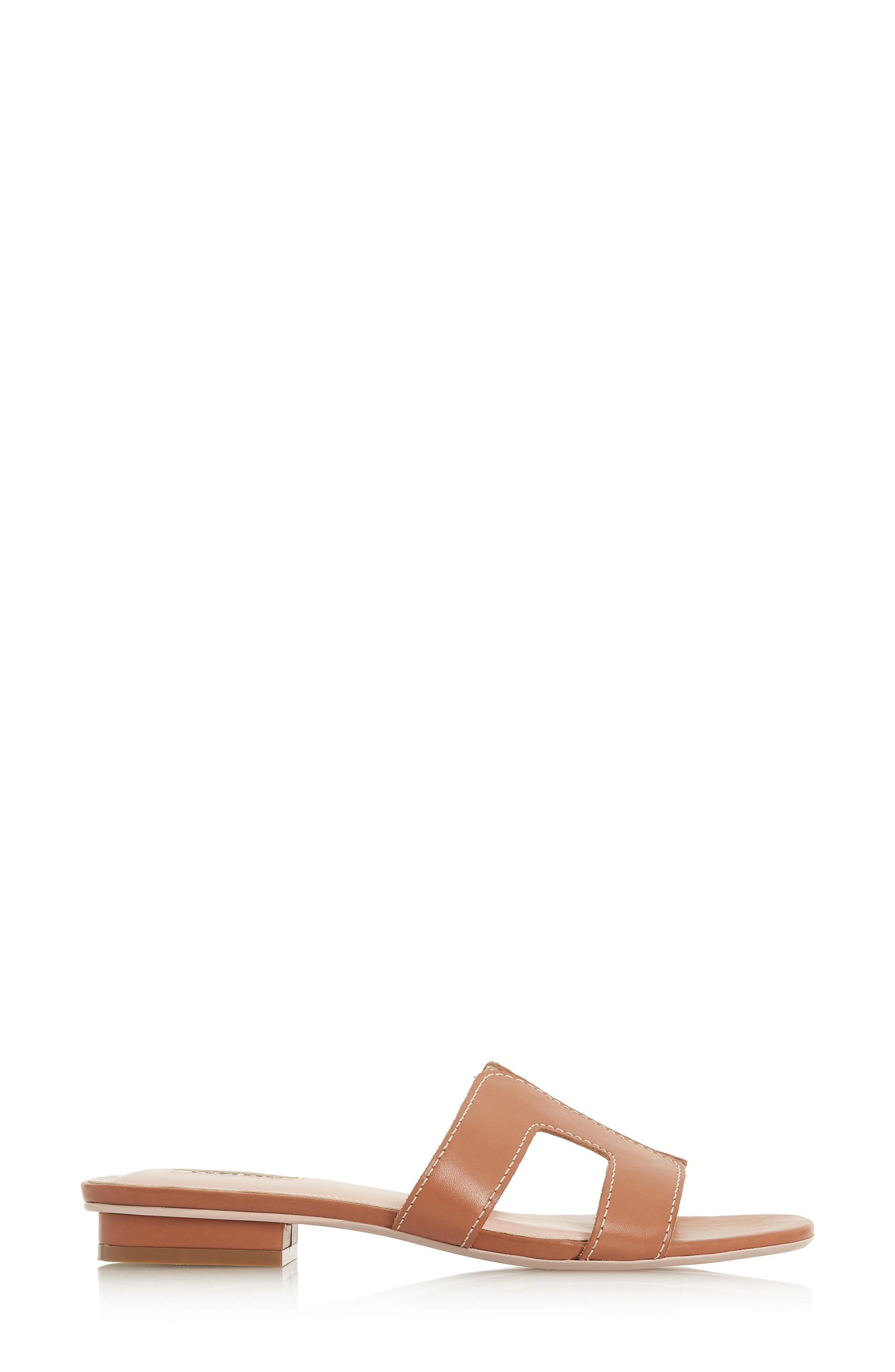 Loupe Slide Sandal, Alternate, color, TAN
