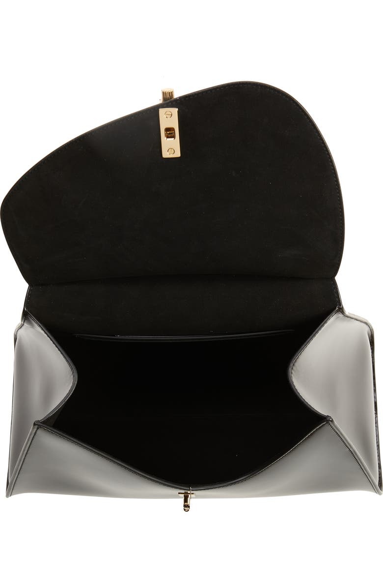FERRAGAMO Prism Leather Top-Handle Bag, Alternate, color,