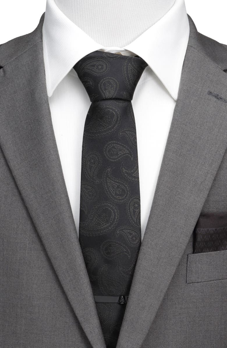 Cufflinks, Inc. Star Wars<sup>™</sup> - Darth Vader Paisley Silk Tie, Alternate, color, Black