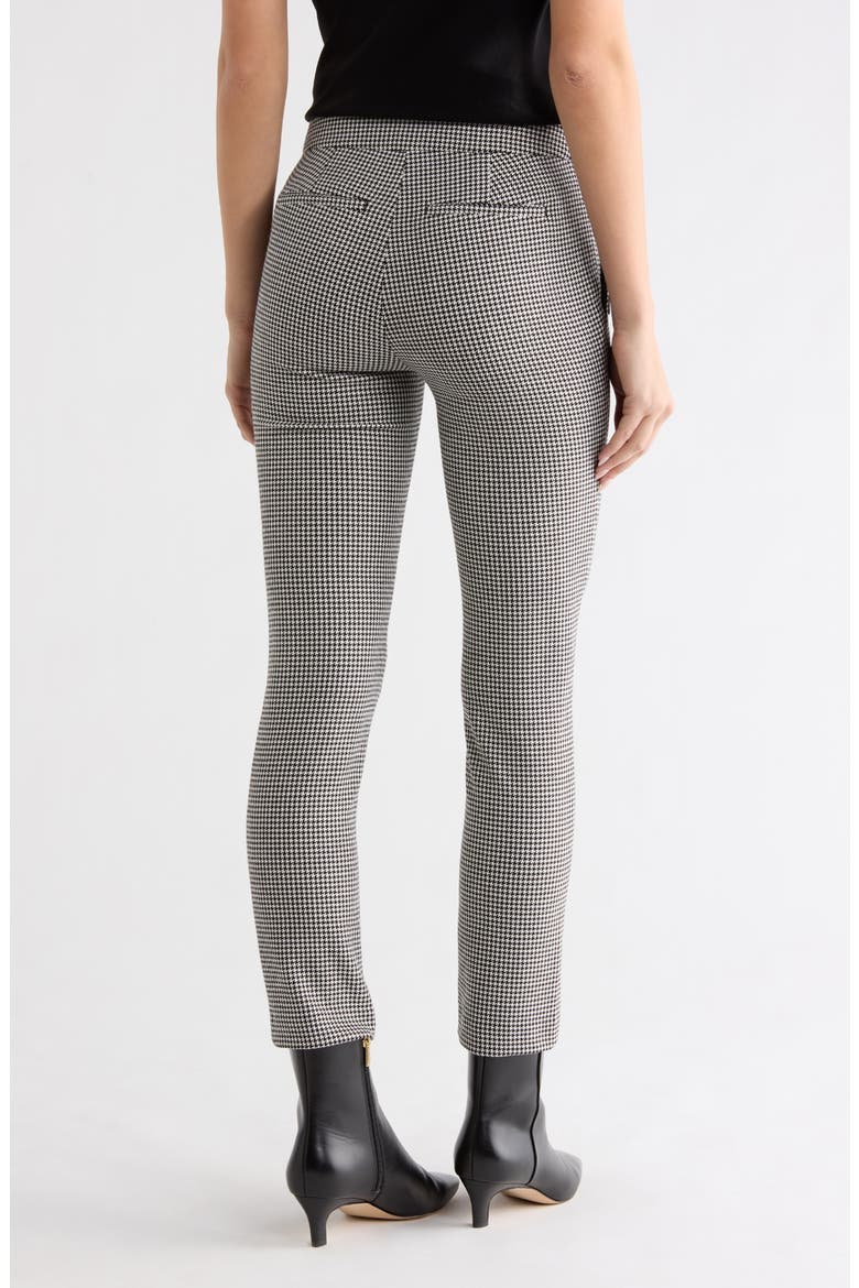 Kelis Houndstooth Sailor Pants, Alternate, color, BLACK/ WHITE