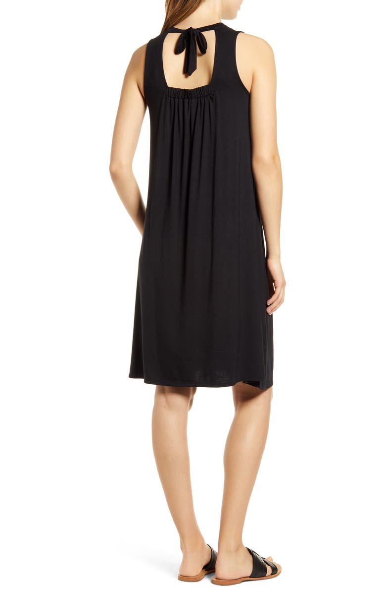 Loveappella Tie Back Tank Dress, Alternate, color,