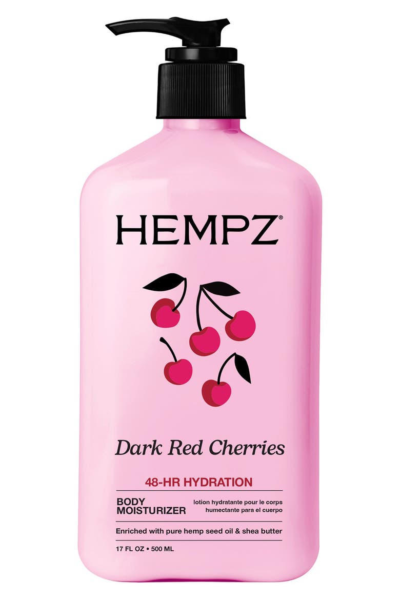 Dark Red Cherries Body Moisturizer, Main, color, NO COLOR
