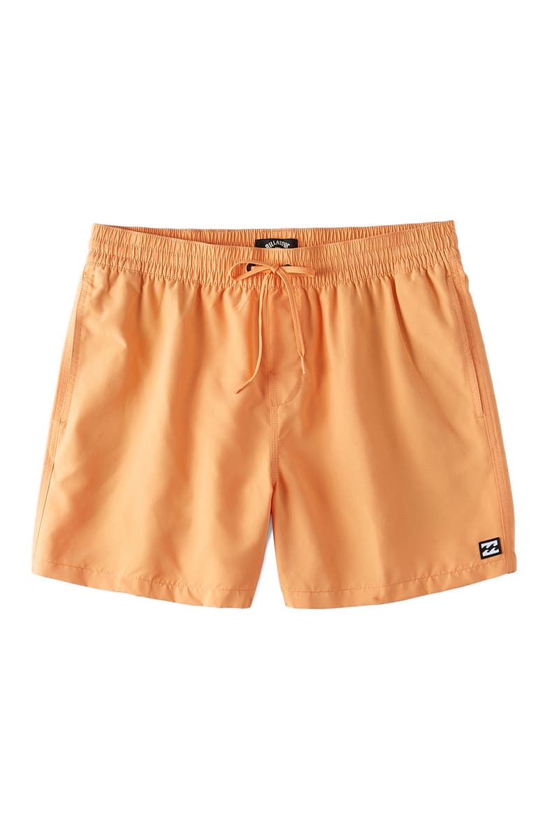 All Day Layback Swim Trunks, Main, color, MELON