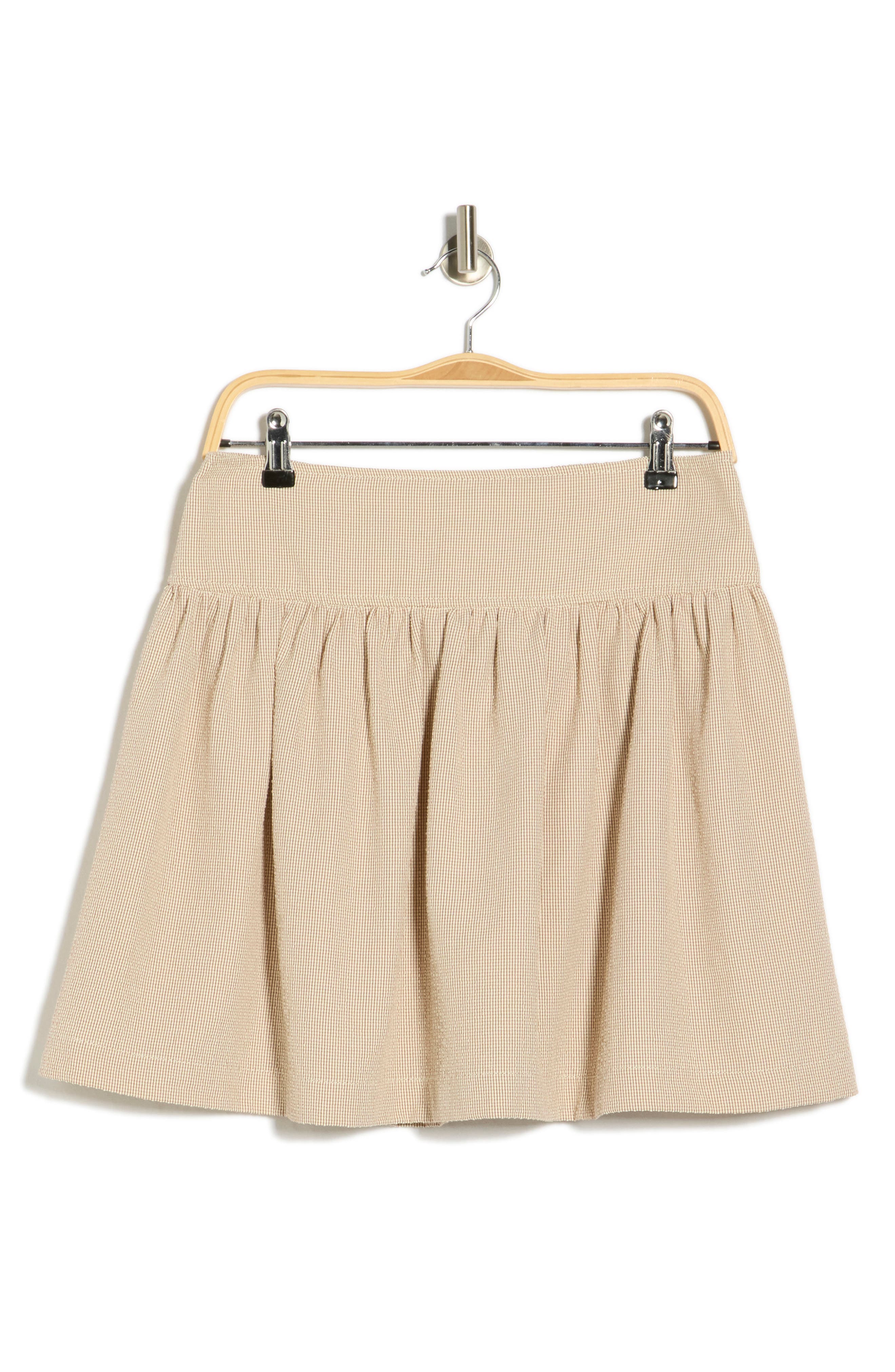 MAX STUDIO Textured Miniskirt