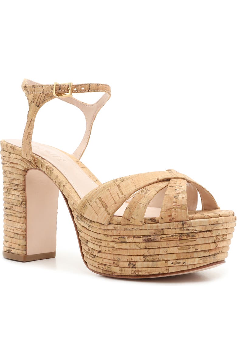 Schutz Darila Cork Platform Sandal, Main, color,