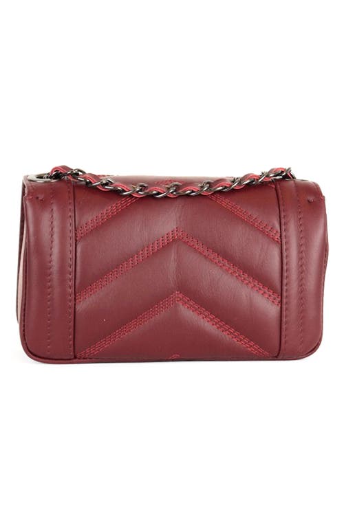 Persaman New York Ariana Quilted Crossbody Bag In Red