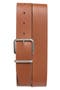 Logo Embossed Leather Belt