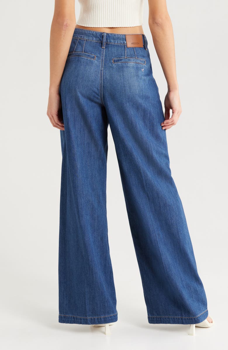 HIDDEN JEANS High Waist Wide Leg Jeans, Alternate, color,