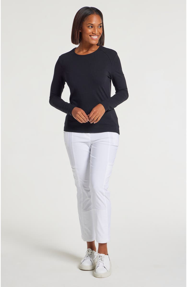 Anatomie Tony Pima Cotton Long-Sleeve Top, Alternate, color, 
