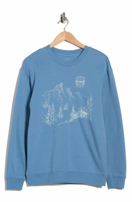 Hi Res Vancouver Mountain Scene Graphic Sweatshirt