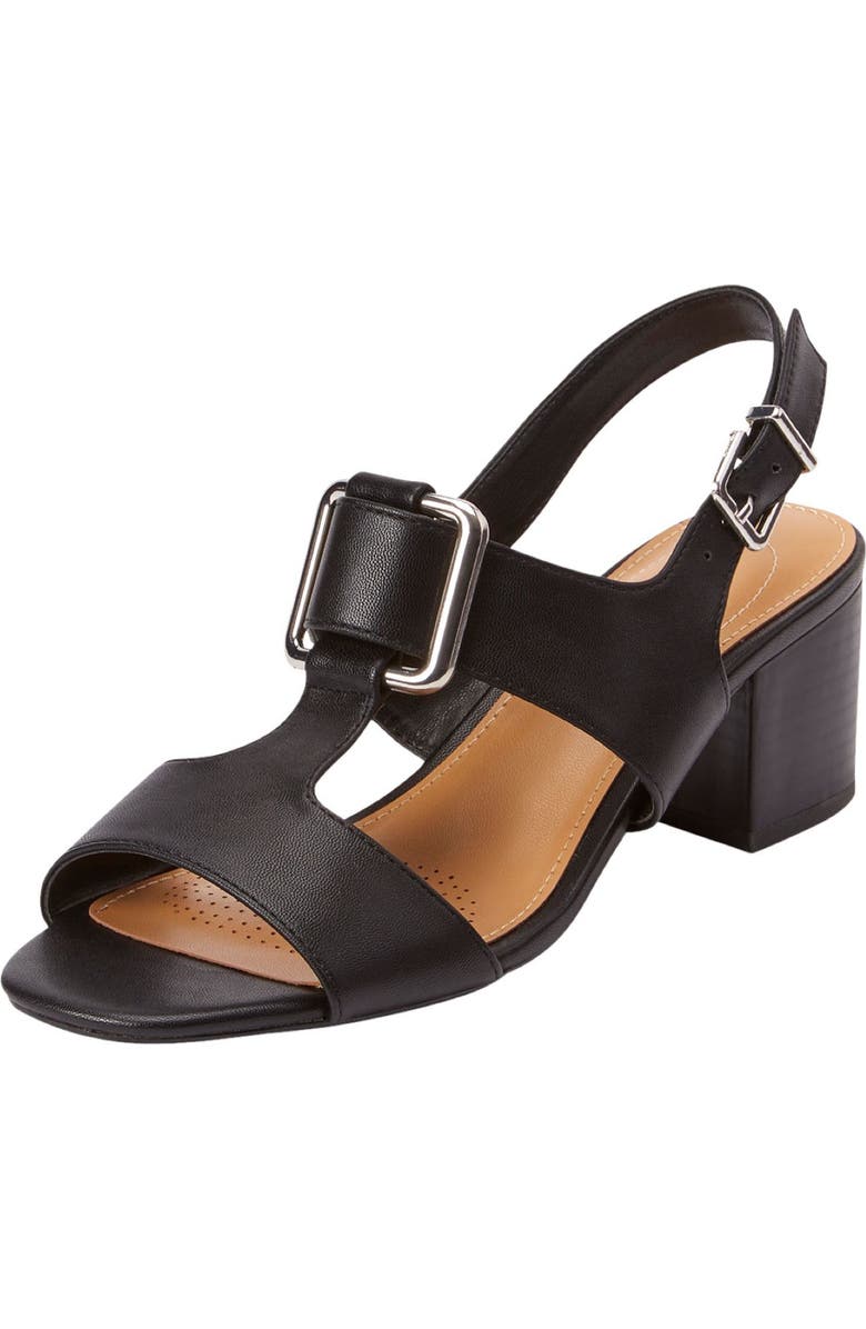 Comfortview The Simone Sandal, Main, color, Black