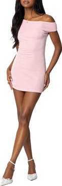 EDIKTED Ruthie One-Shoulder Minidress