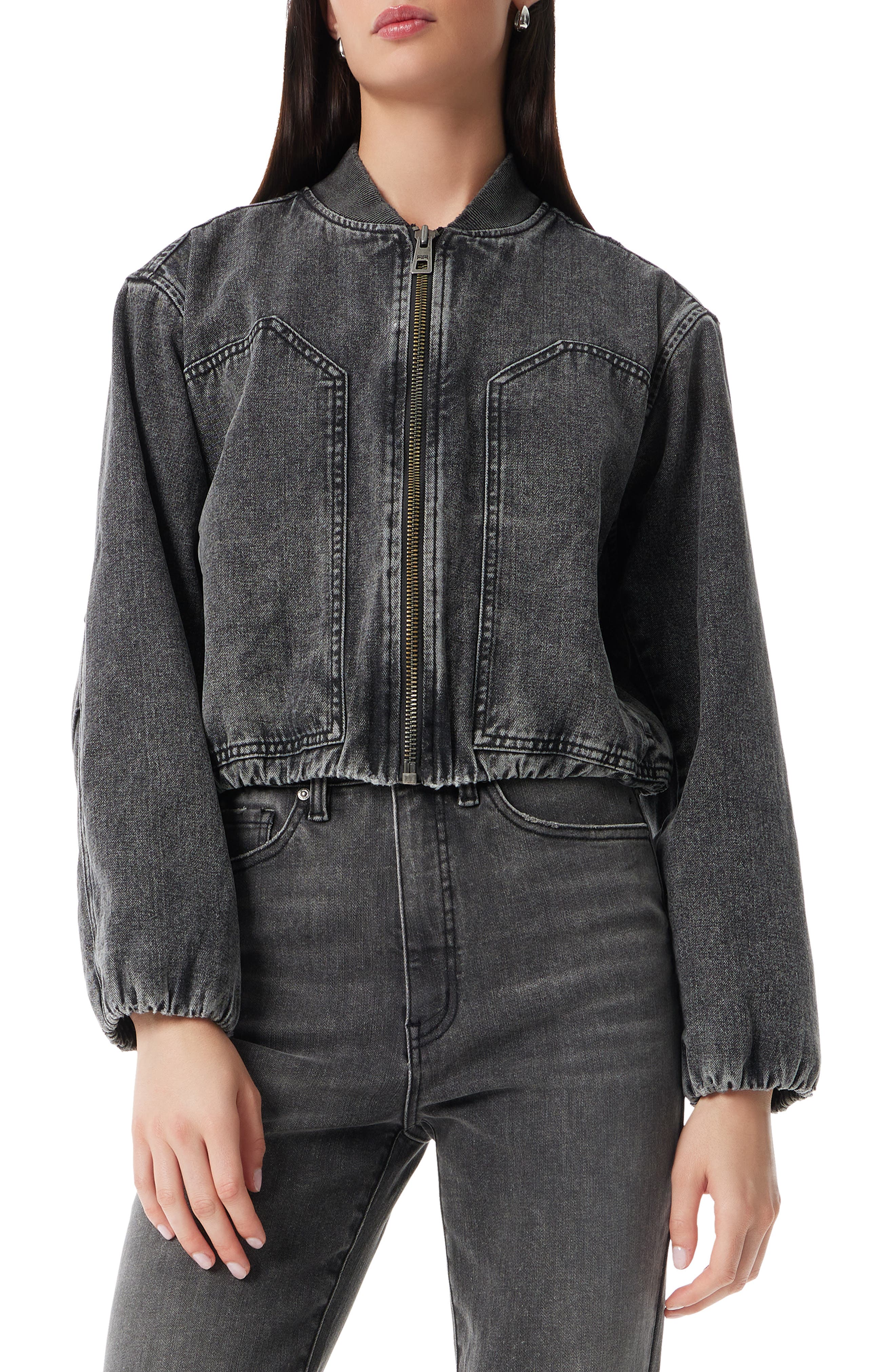 Robert Rodriguez Kendrick Utility Denim Bomber Jacket