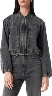Robert Rodriguez Kendrick Utility Denim Bomber Jacket