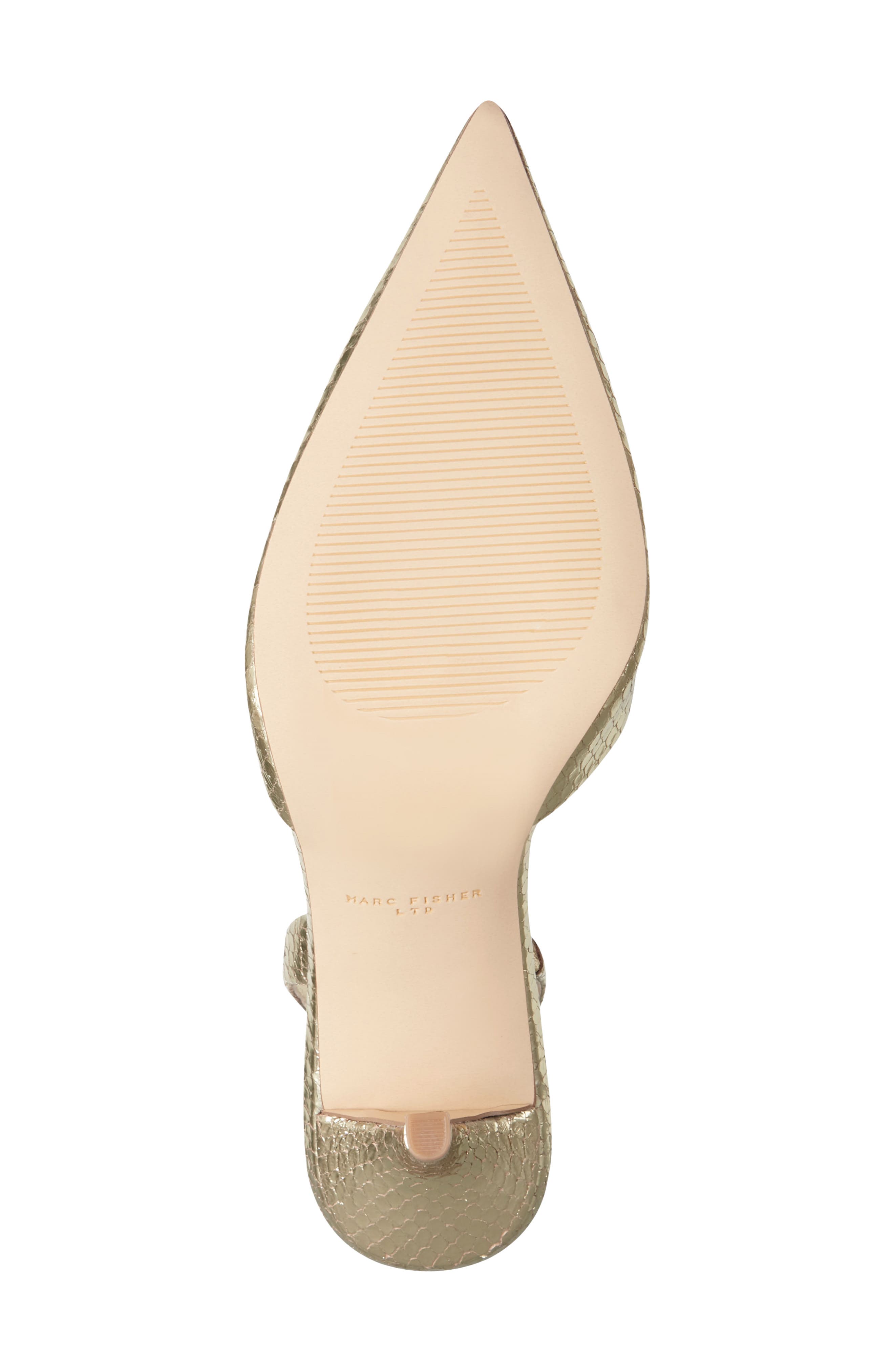 Noland Pointed Toe Slingback Pump, Alternate, color, GOLD 710