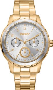 DKNY Three Hand Quartz Bracelet Watch, 38mm