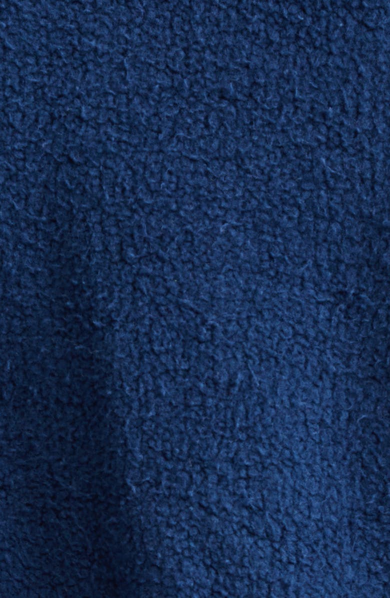 Rhude Oversize Logo Cotton Terry Varsity Jacket, Alternate, color, 