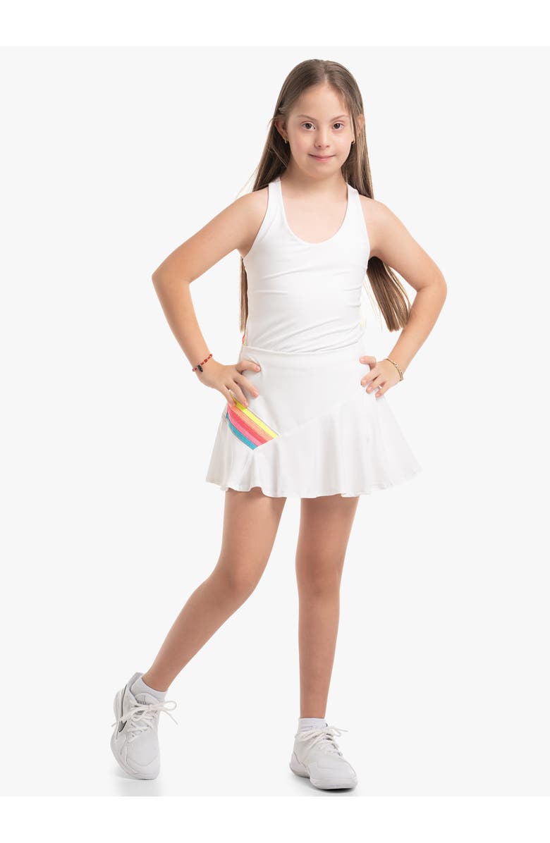 Lucky in Love Prisma Stripe Tank, Main, color, Rainbow