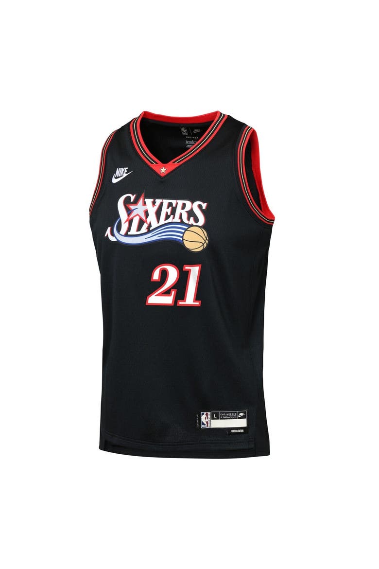 Youth Nike Joel Embiid Black Philadelphia 76ers Swingman Jersey - Classic Edition, Alternate, color, Black
