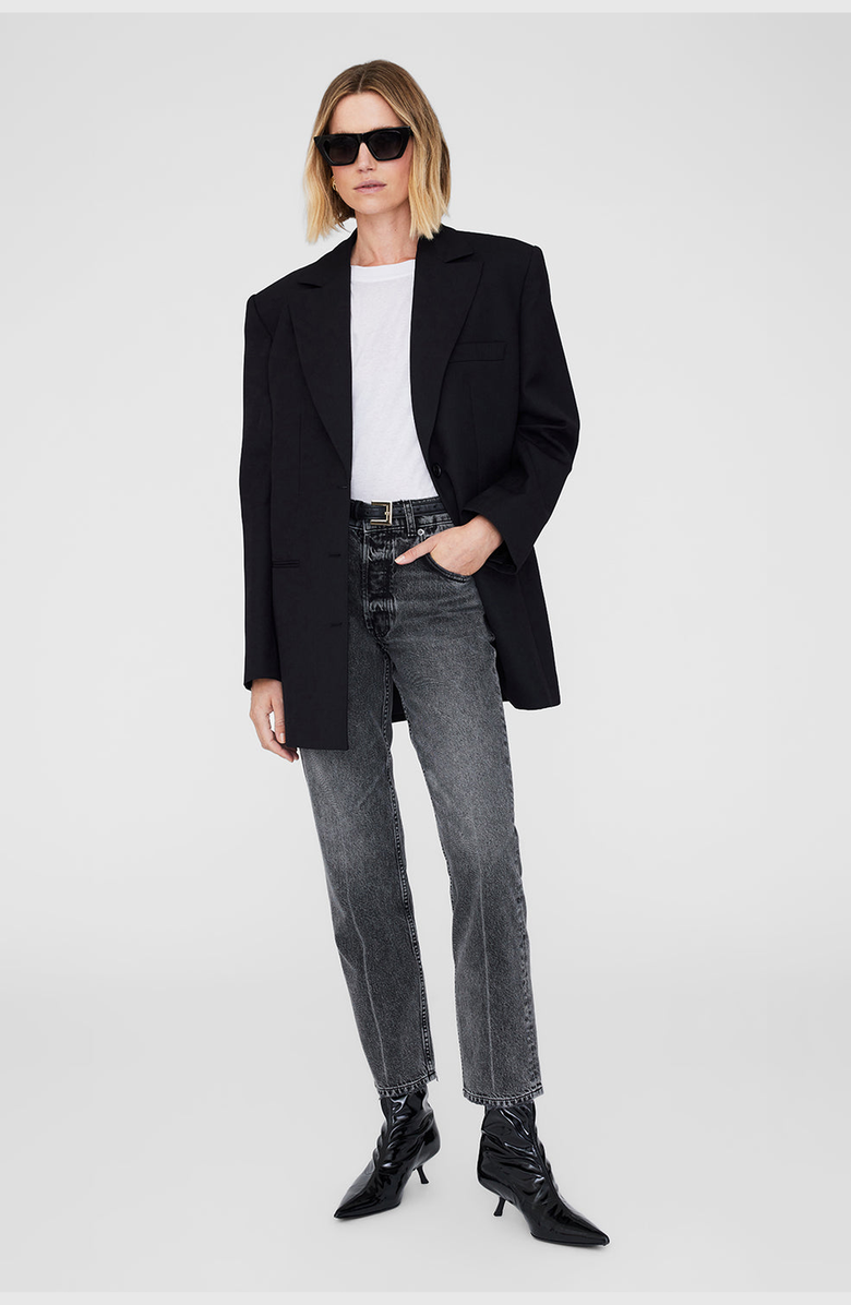 ANINE BING Hilda Boots, Alternate, color, High-Shine Black