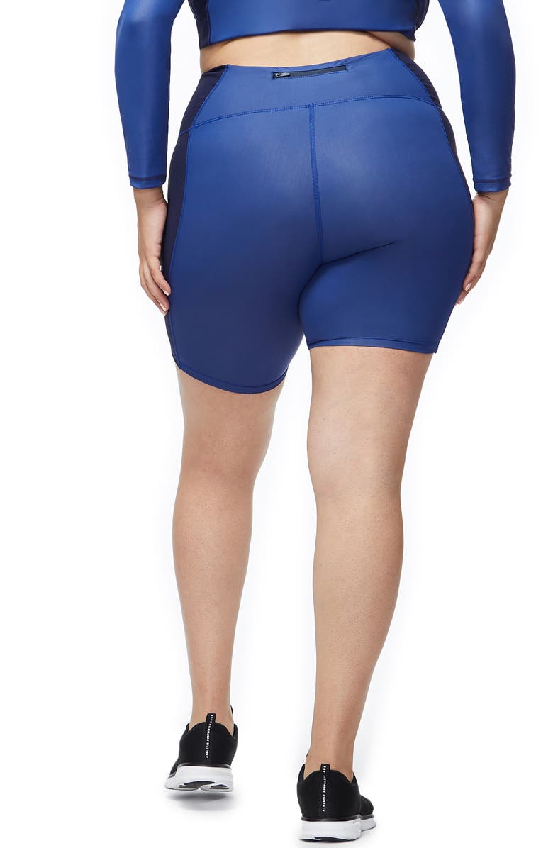 Good American High Waist Biker Shorts, Alternate, color, 