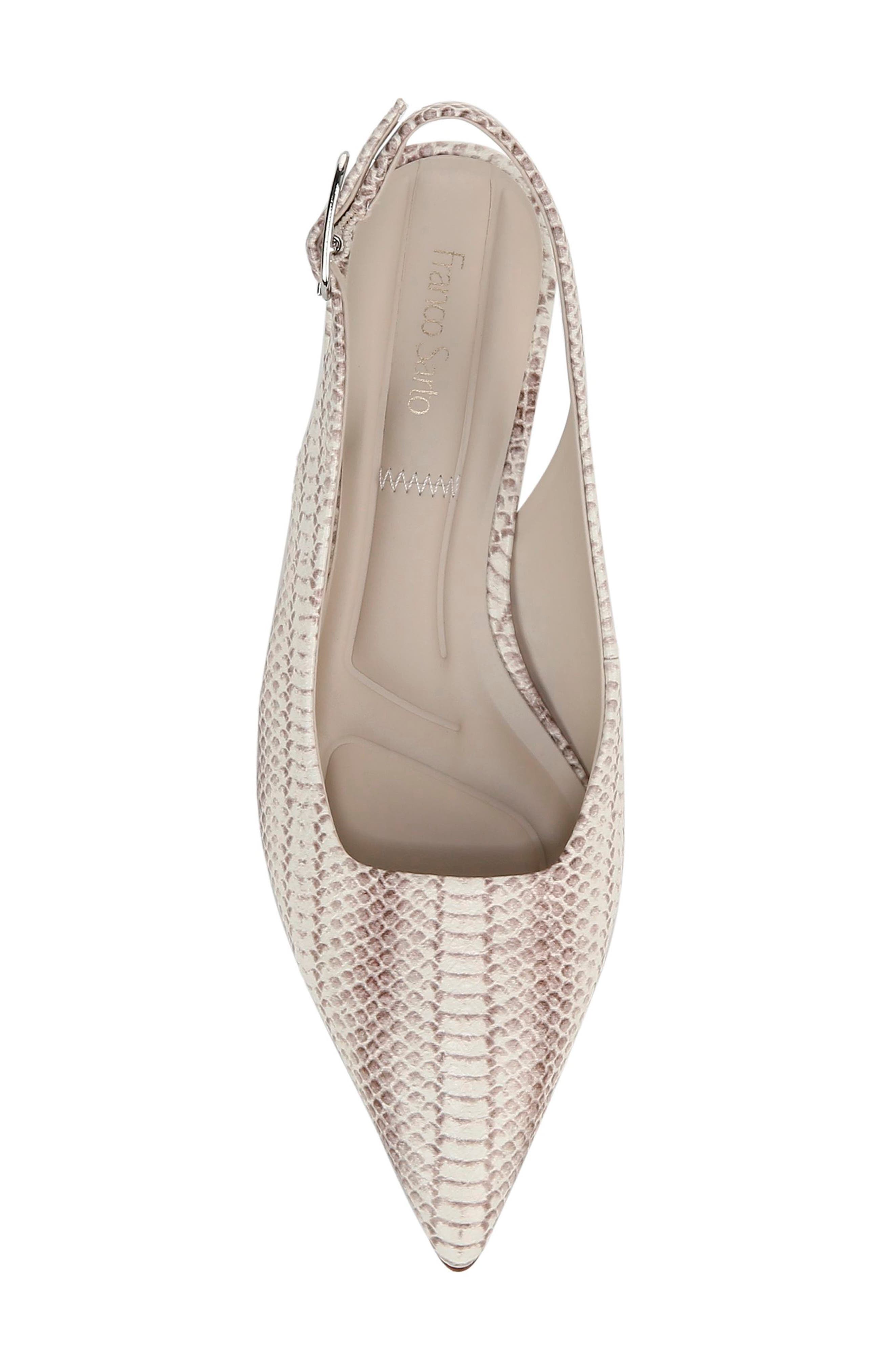 Franco Sarto Marlow Slingback Kitten Heel Pump, Alternate, color, Grey