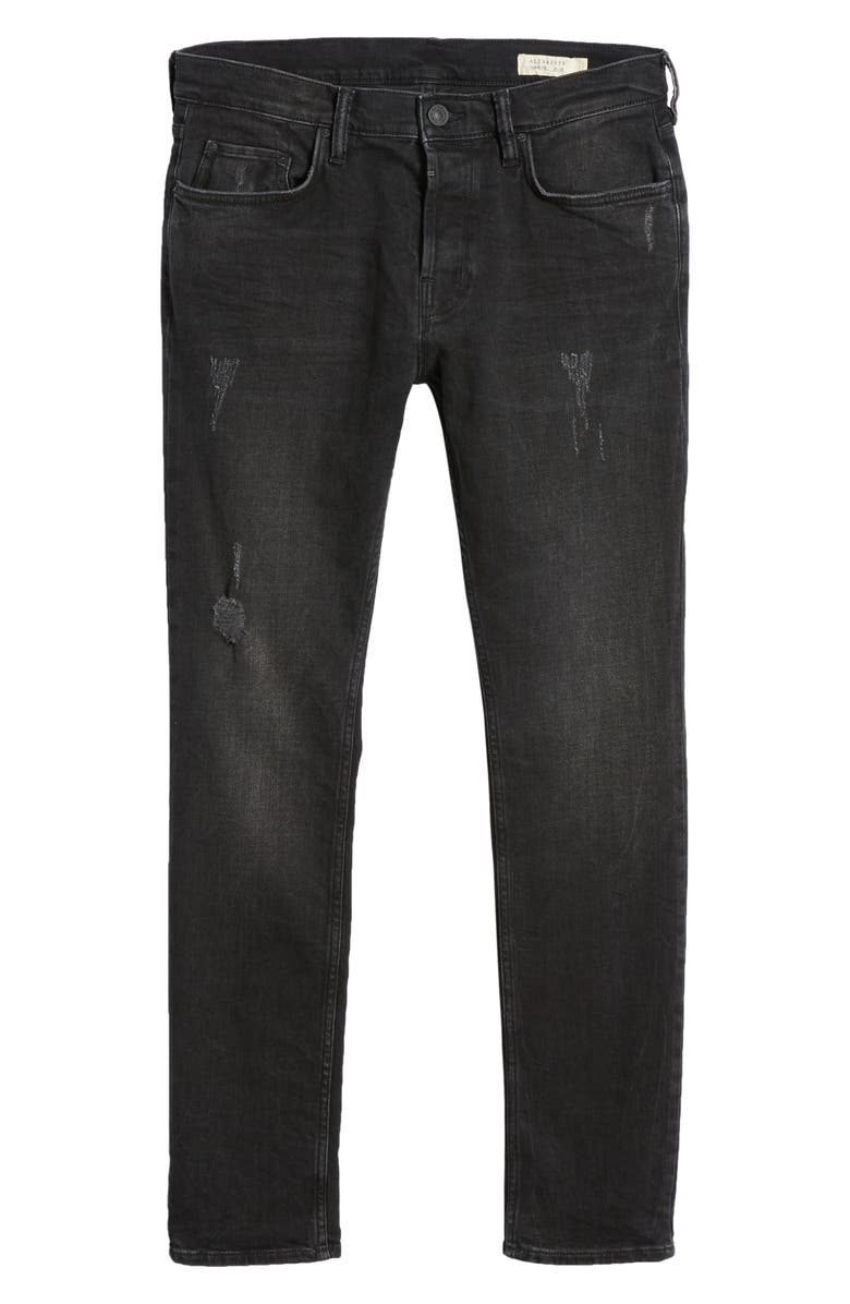 AllSaints Raveline Skinny Fit Jeans, Alternate, color, 