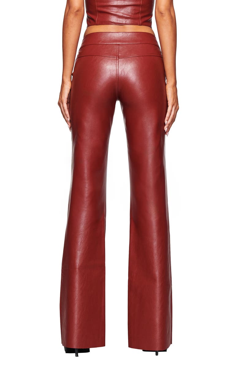 I.AM.GIA Reika Faux Leather Flare Pants, Alternate, color,