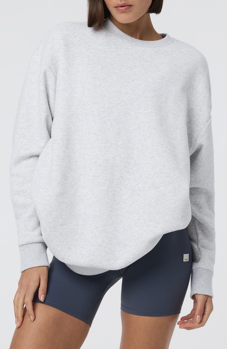 Vuori Restore 2.0 Oversize Sweatshirt, Main, color, Pale Grey Heather