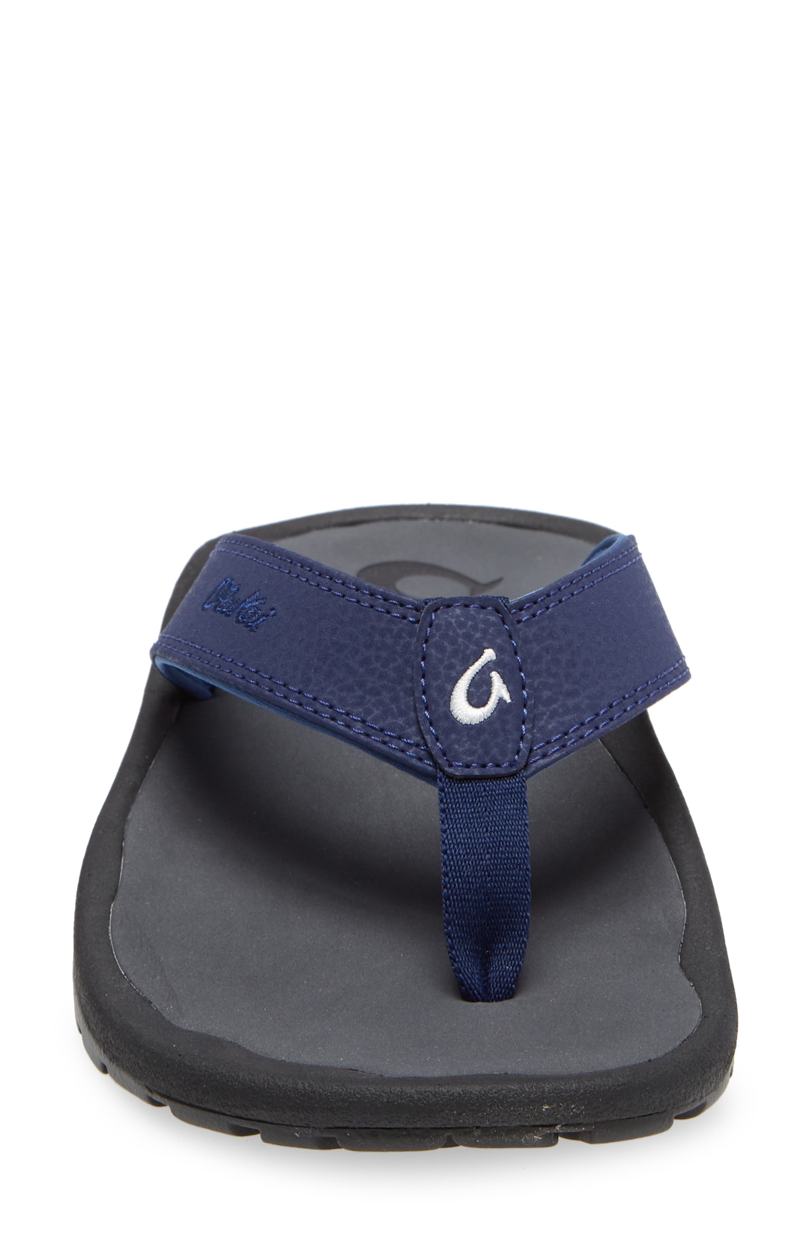 OluKai Ohana Flip Flop, Alternate, color, Pacifica / Dk Shadow